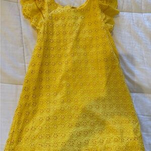Polo by Ralph Lauren Yellow Eyelet Kids Dress